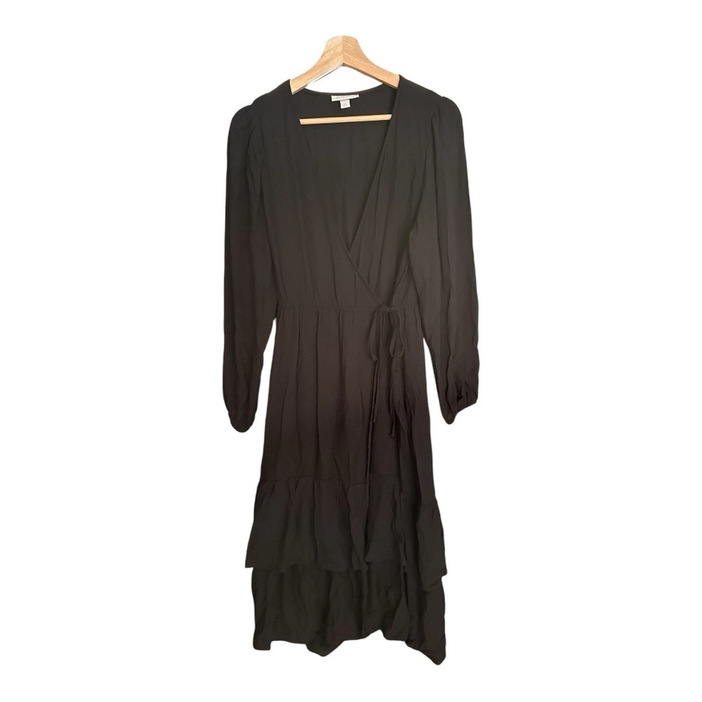 Knox Rose Black Long Sleeve Dress Black Size M